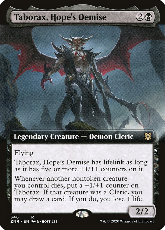 Taborax, Hope's Demise (Extended Art) [Zendikar Rising] | Enigma On Main