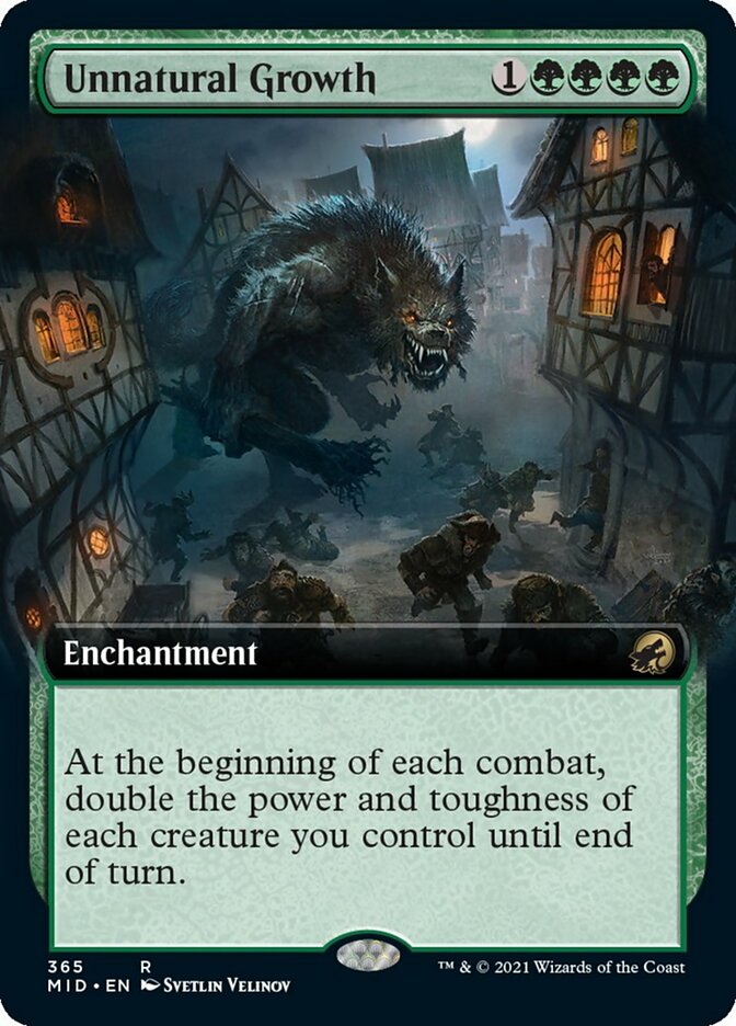 Unnatural Growth (Extended) [Innistrad: Midnight Hunt] | Enigma On Main