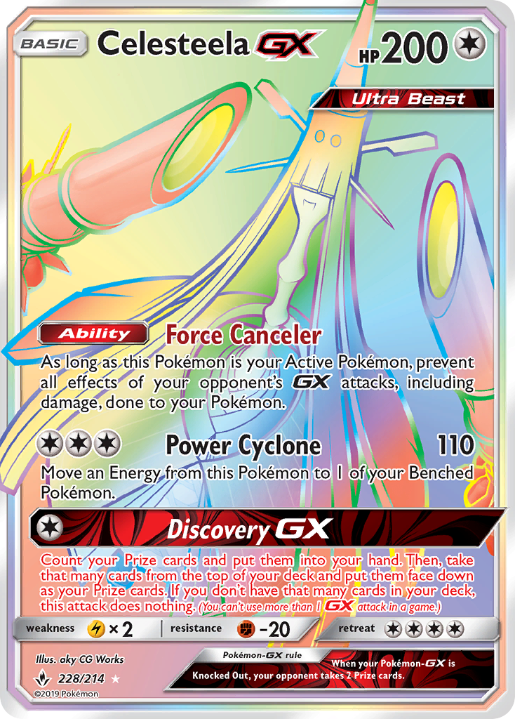 Celesteela GX (228/214) [Sun & Moon: Unbroken Bonds] | Enigma On Main