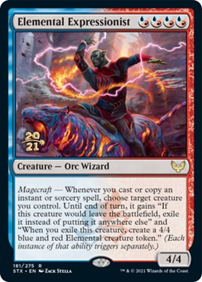 Elemental Expressionist [Strixhaven: School of Mages Prerelease Promos] | Enigma On Main