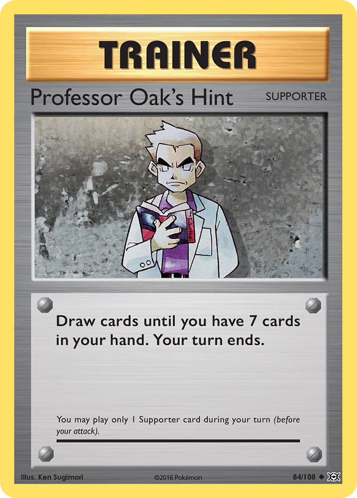 Professor Oak's Hint (84/108) [XY: Evolutions] | Enigma On Main