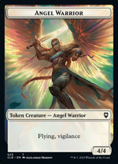 Kor Warrior // Angel Warrior Double-sided Token [Commander Legends: Battle for Baldur's Gate Tokens] | Enigma On Main