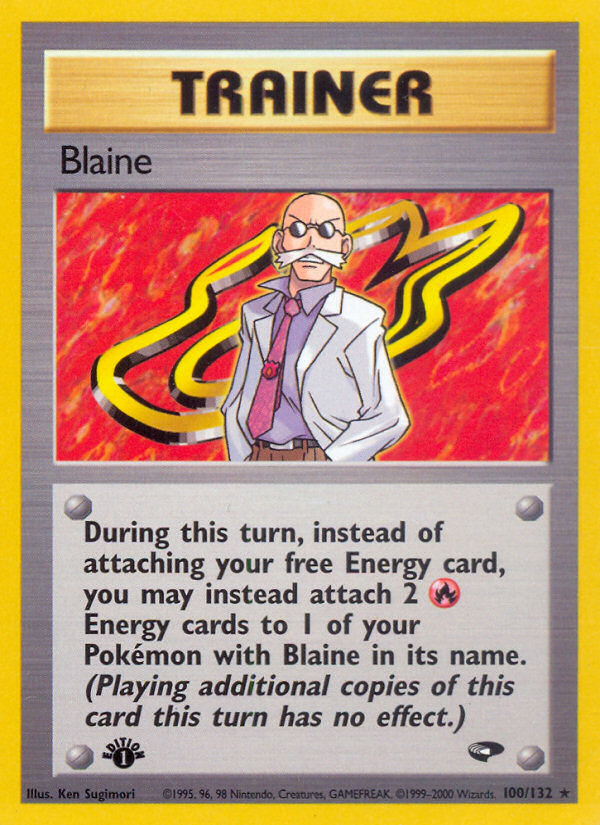 Blaine (100/132) [Gym Challenge 1st Edition] | Enigma On Main