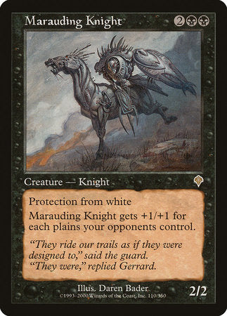 Marauding Knight [Invasion] | Enigma On Main