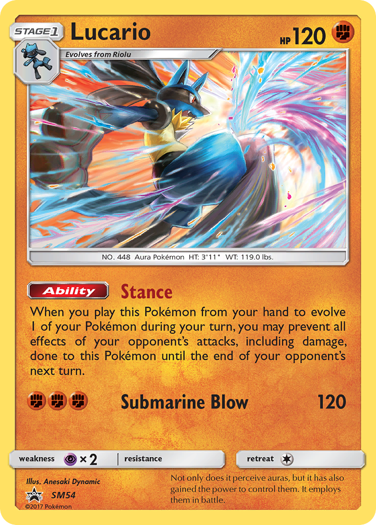 Lucario (SM54) [Sun & Moon: Black Star Promos] | Enigma On Main