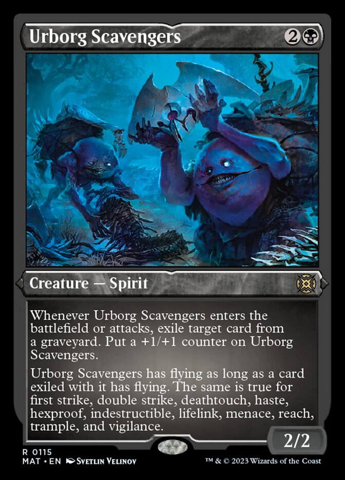 Urborg Scavengers (Foil Etched) [March of the Machine: The Aftermath] | Enigma On Main