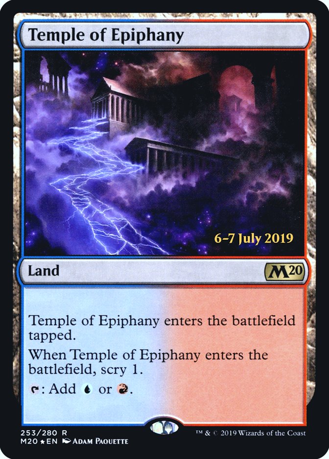 Temple of Epiphany  [Core Set 2020 Prerelease Promos] | Enigma On Main