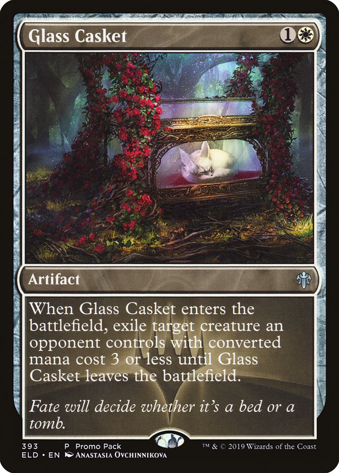 Glass Casket (Promo Pack) [Throne of Eldraine Promos] | Enigma On Main