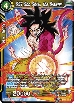 SS4 Son Goku, the Brawler (BT14-095) [Cross Spirits] | Enigma On Main