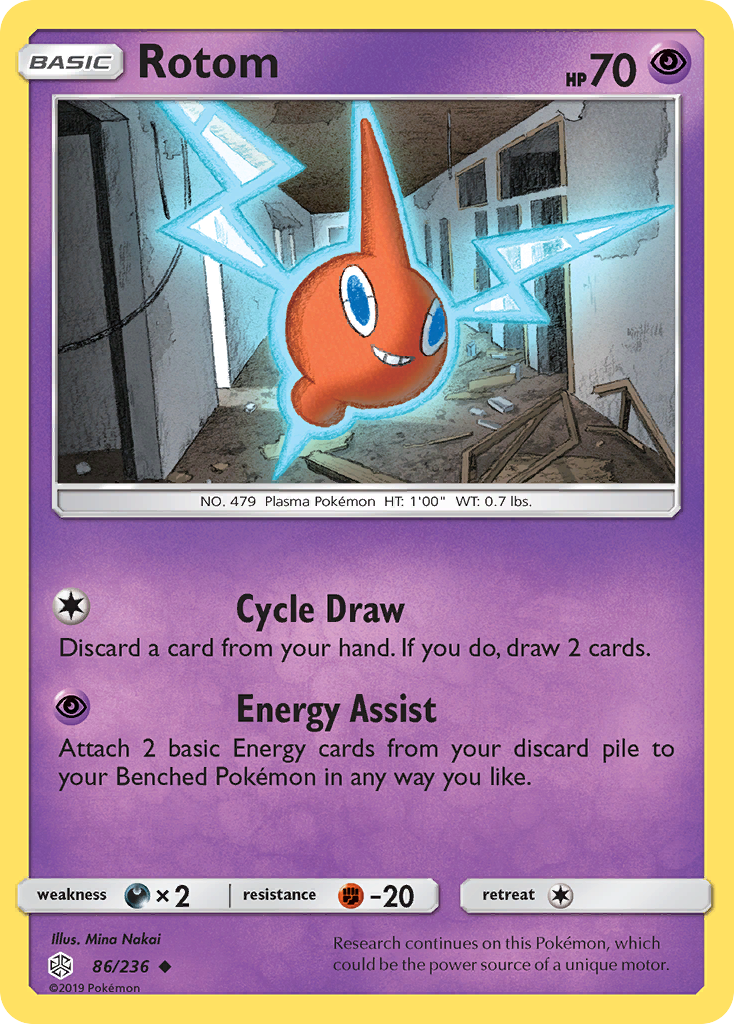 Rotom (86/236) [Sun & Moon: Cosmic Eclipse] | Enigma On Main