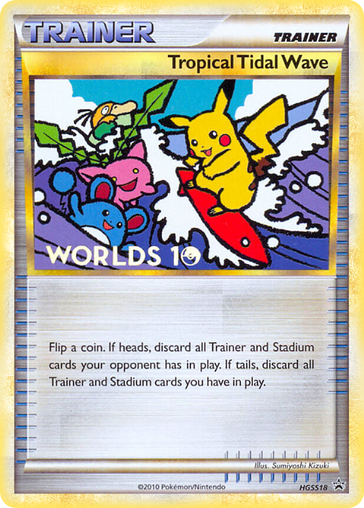 Tropical Tidal Wave (HGSS18) [HeartGold & SoulSilver: Black Star Promos] | Enigma On Main