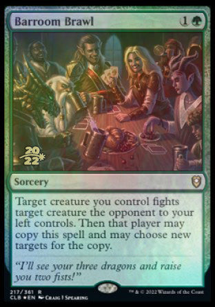 Barroom Brawl [Commander Legends: Battle for Baldur's Gate Prerelease Promos] | Enigma On Main