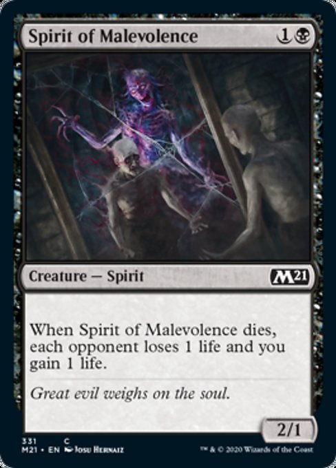 Spirit of Malevolence [Core Set 2021] | Enigma On Main