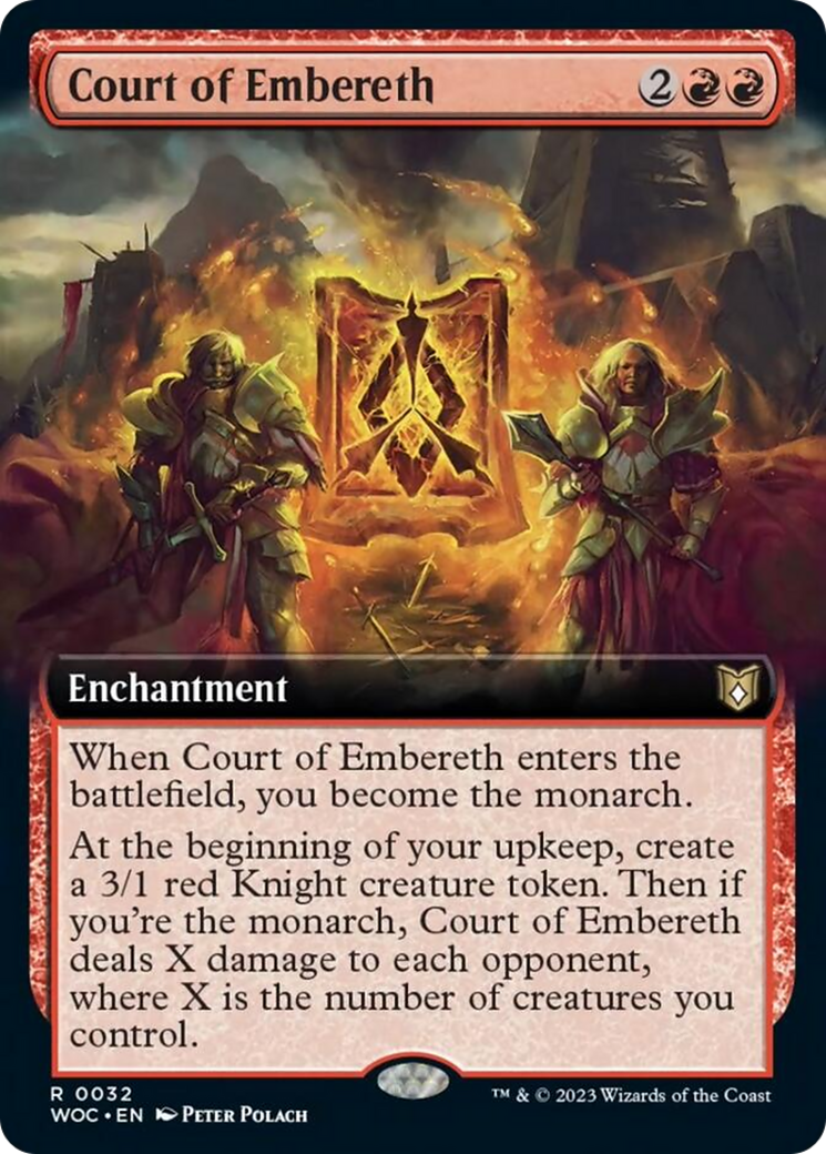 Court of Embereth (Extended Art) [Wilds of Eldraine Commander] | Enigma On Main