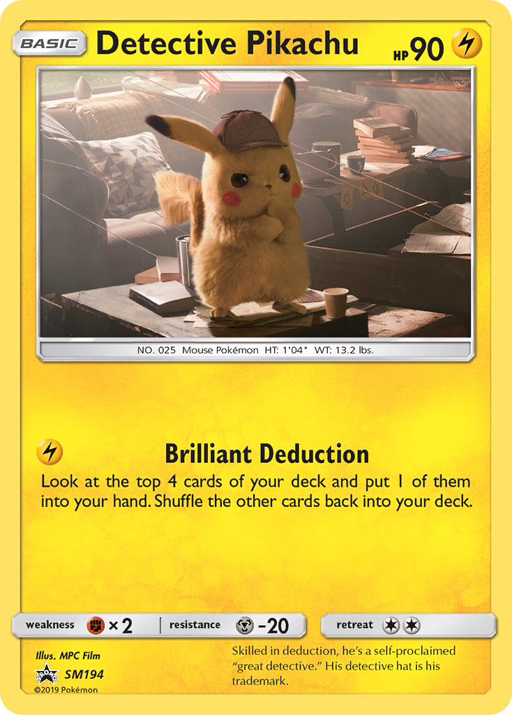 Detective Pikachu (SM194) [Sun & Moon: Black Star Promos] | Enigma On Main
