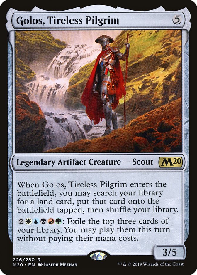 Golos, Tireless Pilgrim [Core Set 2020] | Enigma On Main