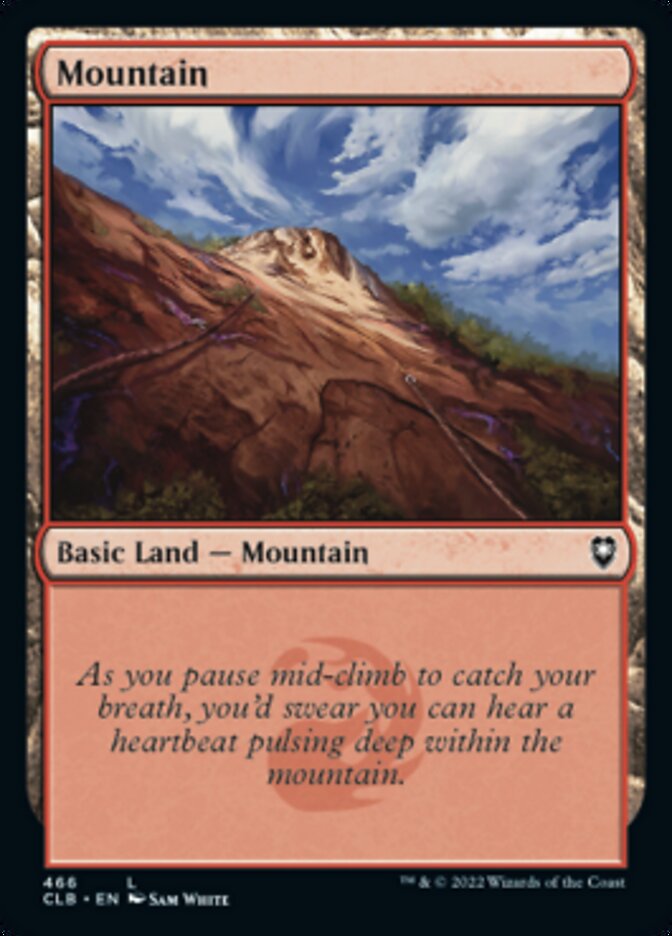 Mountain (466) [Commander Legends: Battle for Baldur's Gate] | Enigma On Main