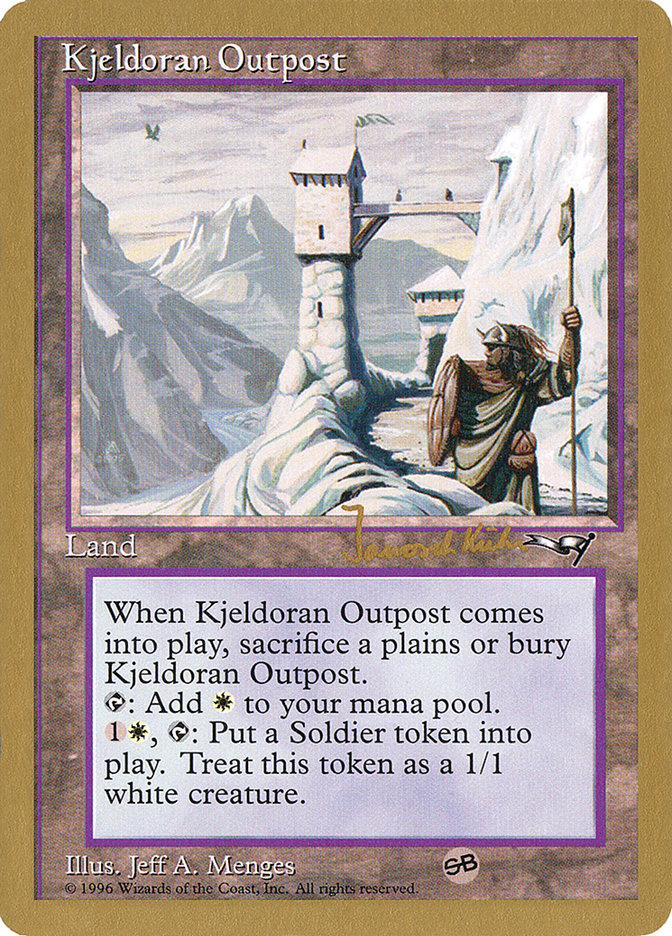 Kjeldoran Outpost (Janosch Kuhn) [World Championship Decks 1997] | Enigma On Main