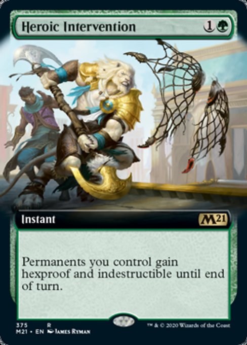 Heroic Intervention (Extended Art) [Core Set 2021] | Enigma On Main