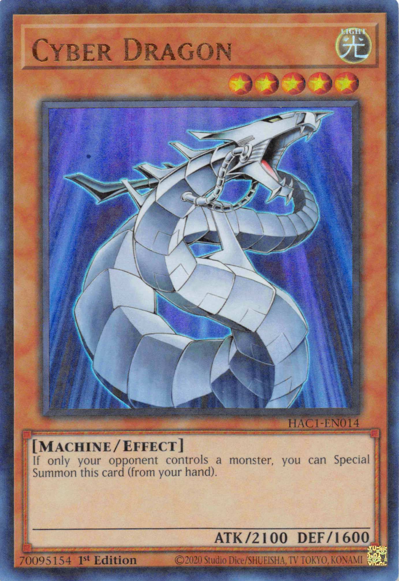 Cyber Dragon (Duel Terminal) [HAC1-EN014] Parallel Rare | Enigma On Main