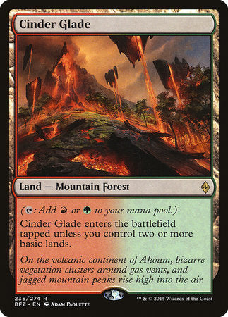 Cinder Glade [Battle for Zendikar] | Enigma On Main