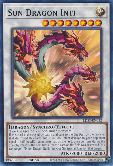 Sun Dragon Inti [LDS3-EN052] Common | Enigma On Main