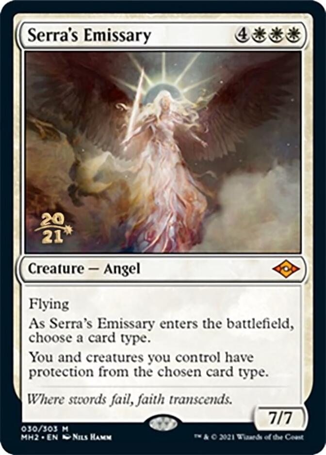 Serra's Emissary [Modern Horizons 2 Prerelease Promos] | Enigma On Main