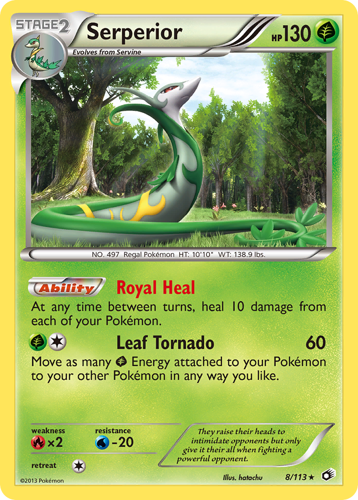 Serperior (8/113) [Black & White: Legendary Treasures] | Enigma On Main