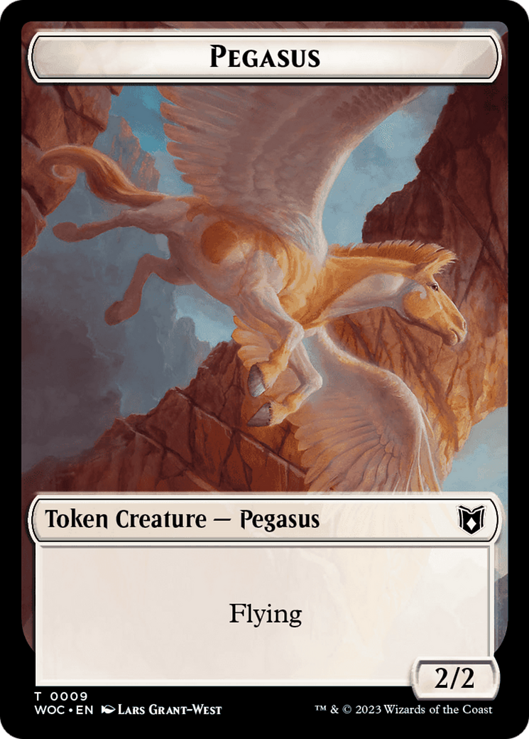 Pirate // Pegasus Double-Sided Token [Wilds of Eldraine Commander Tokens] | Enigma On Main