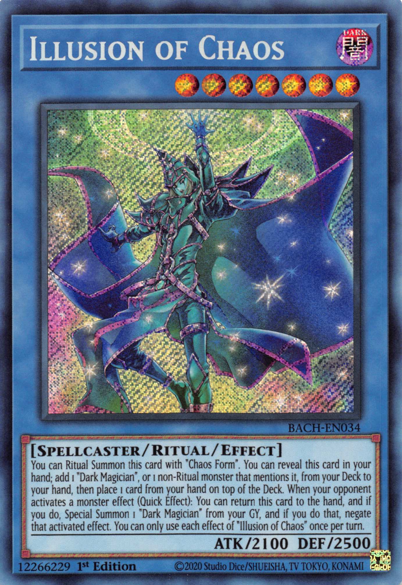 Illusion of Chaos [BACH-EN034] Secret Rare | Enigma On Main