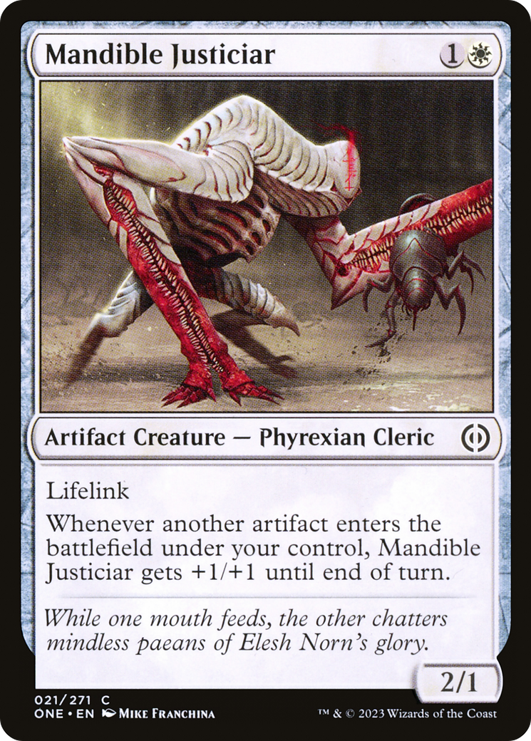 Mandible Justiciar [Phyrexia: All Will Be One] | Enigma On Main