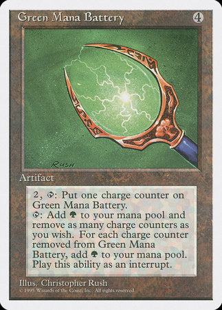 Green Mana Battery [Fourth Edition] | Enigma On Main