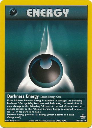 Darkness Energy (104/111) [Neo Genesis Unlimited] | Enigma On Main