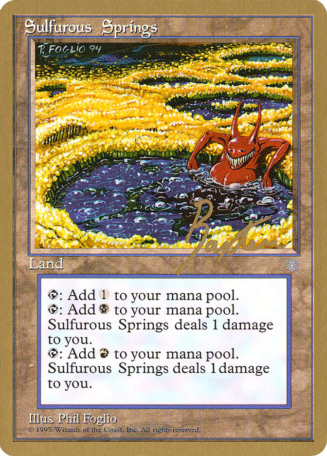 Sulfurous Springs (George Baxter) [Pro Tour Collector Set] | Enigma On Main