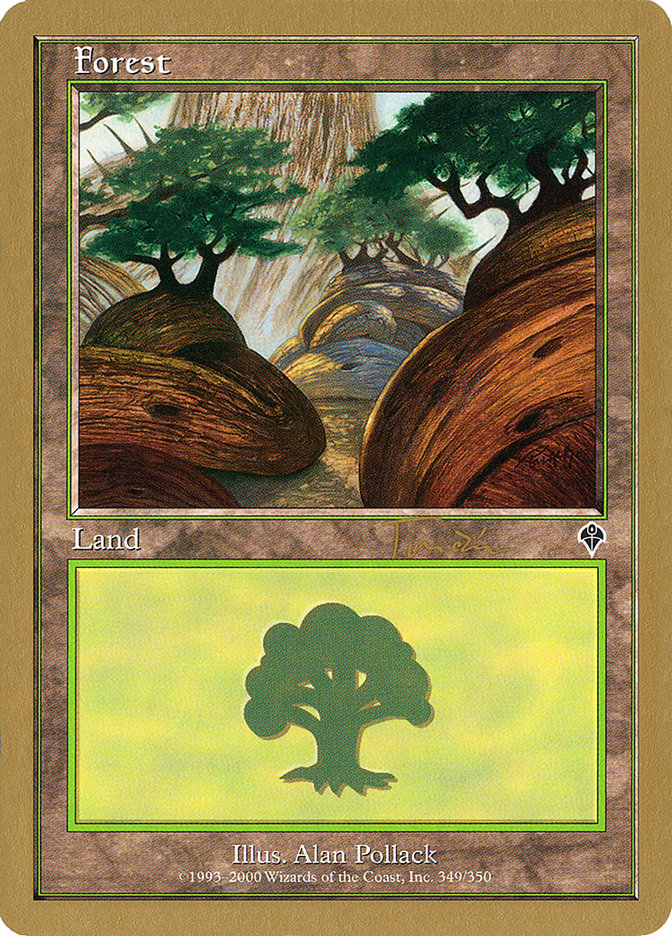 Forest (jt349a) (Jan Tomcani) [World Championship Decks 2001] | Enigma On Main