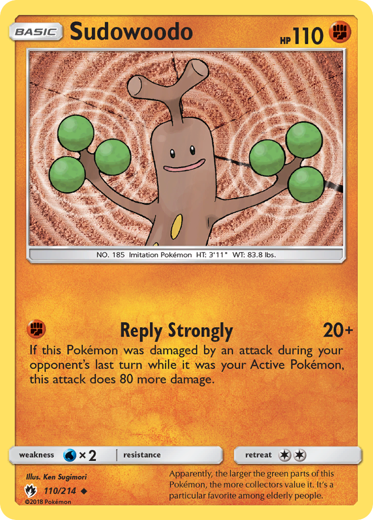 Sudowoodo (110/214) [Sun & Moon: Lost Thunder] | Enigma On Main