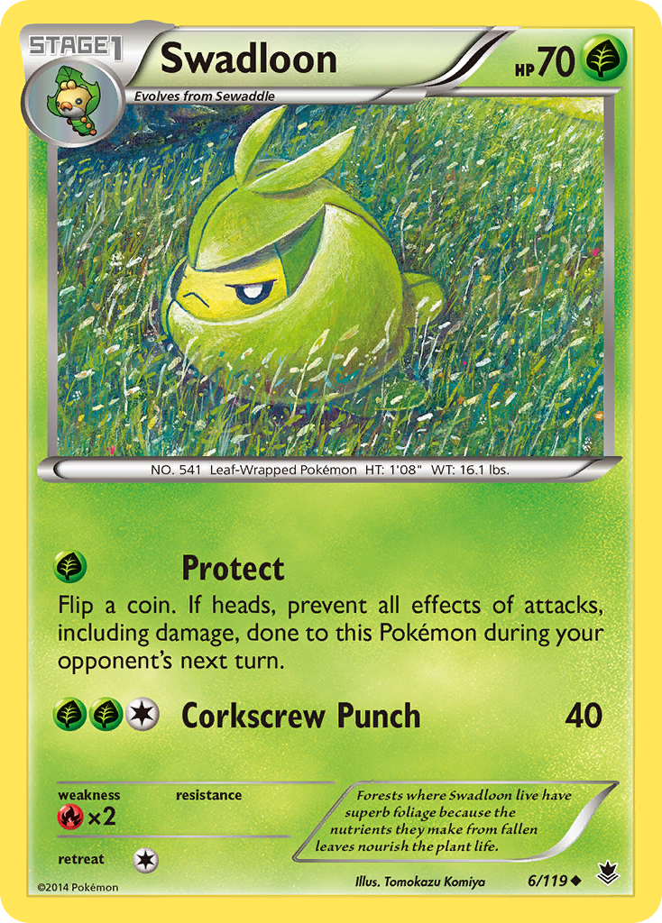 Swadloon (6/119) [XY: Phantom Forces] | Enigma On Main