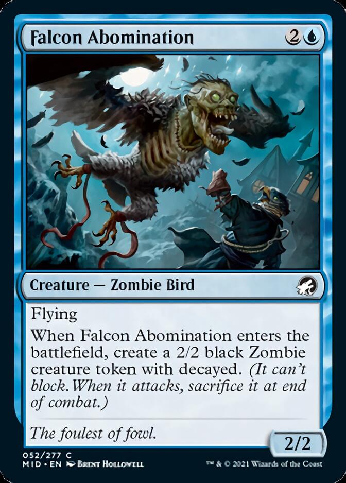 Falcon Abomination [Innistrad: Midnight Hunt] | Enigma On Main