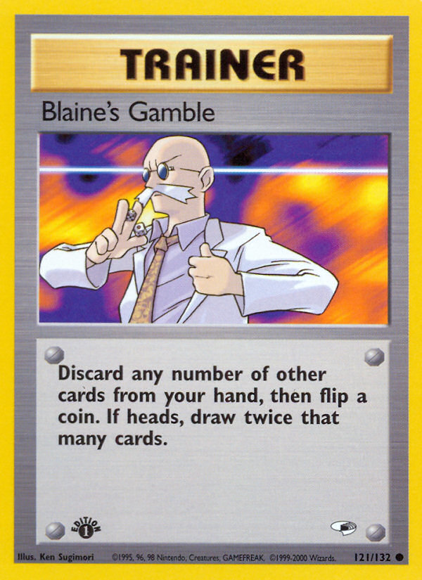 Blaine's Gamble (121/132) [Gym Heroes 1st Edition] | Enigma On Main