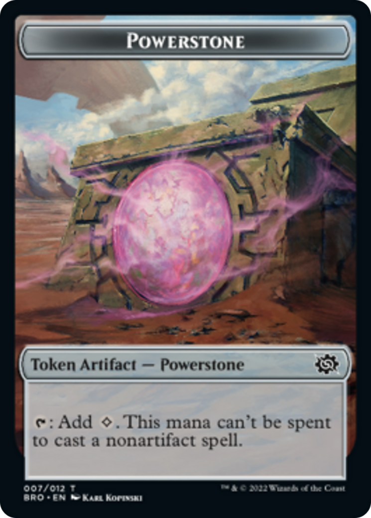 Powerstone Token [The Brothers' War Tokens] | Enigma On Main