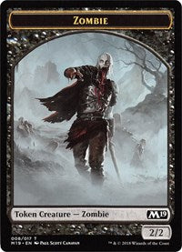 Zombie // Goblin Double-sided Token (Game Night) [Core Set 2019 Tokens] | Enigma On Main