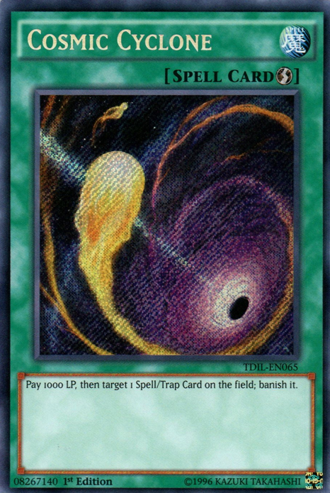 Cosmic Cyclone [TDIL-EN065] Secret Rare | Enigma On Main