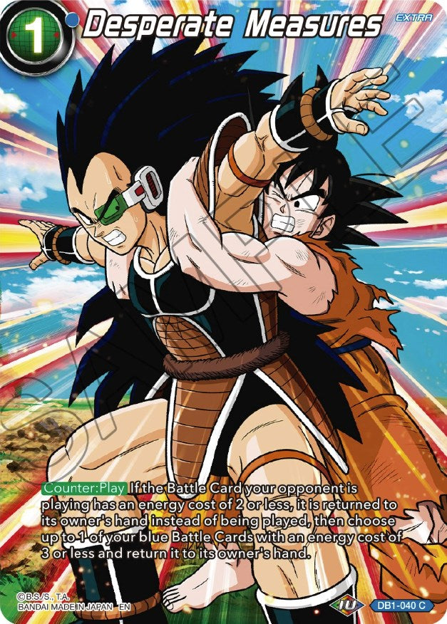 Desperate Measures (DB1-040) [Theme Selection: History of Son Goku] | Enigma On Main