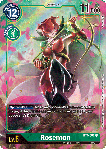 Rosemon [BT1-082] (Alternate Art) [Release Special Booster Ver.1.0] | Enigma On Main