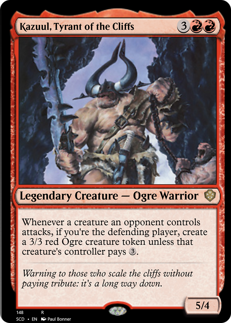 Kazuul, Tyrant of the Cliffs [Starter Commander Decks] | Enigma On Main