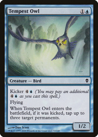 Tempest Owl [Zendikar] | Enigma On Main