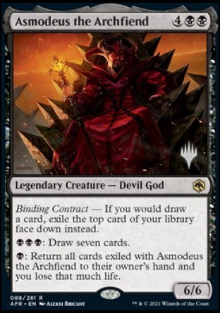 Asmodeus the Archfiend (Promo Pack) [Dungeons & Dragons: Adventures in the Forgotten Realms Promos] | Enigma On Main