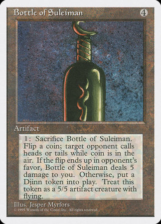 Bottle of Suleiman [Fourth Edition] | Enigma On Main