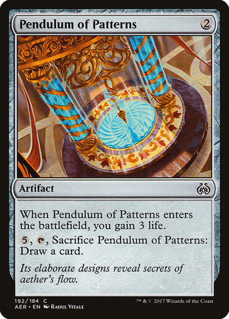 Pendulum of Patterns [Aether Revolt] | Enigma On Main