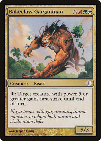 Rakeclaw Gargantuan [Shards of Alara] | Enigma On Main